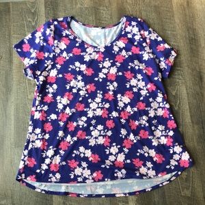 Purple floral Lularoe Classic